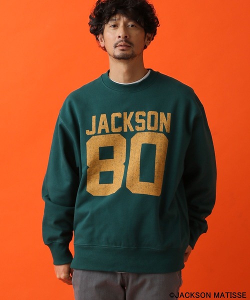 「JACKSON MATISSE」 スウェットカットソー LARGE オフホワイト メンズ_画像9