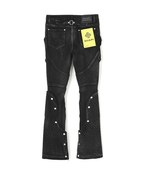 GUAPI vintage patch denim 30inch グアピ L.H.P（エルエイチピー） ジーンズ GUAPI/グアピ/Vintage Black Steel