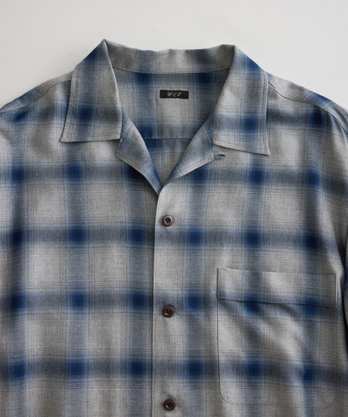 「WILD LIFE TAILOR Adam et Rope'」 長袖シャツ L グリーン系その他2 メンズ_画像2