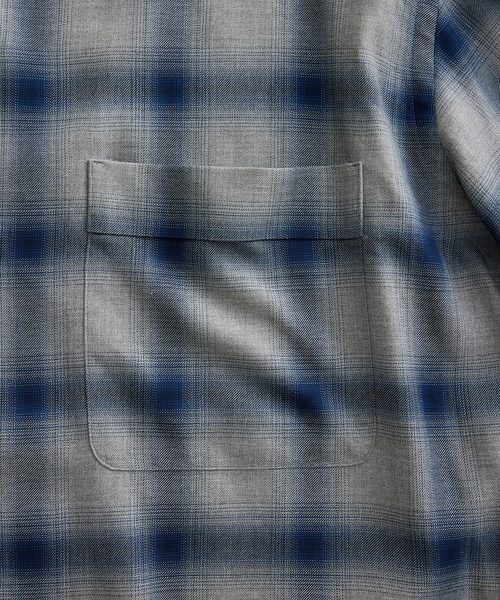「WILD LIFE TAILOR Adam et Rope'」 長袖シャツ L グリーン系その他2 メンズ_画像8