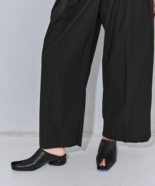 ATON（エイトン） パンツ 「ATON/エイトン」NATURAL DYED COTTON LAWN