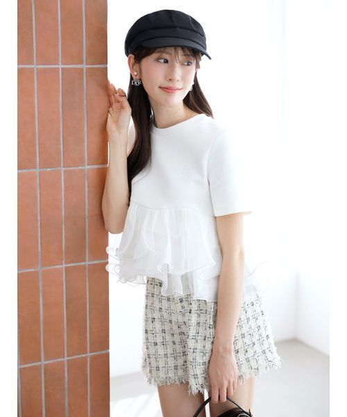 ファンシーツイードショーパン　スナイデル SNIDEL（スナイデル） パンツ 「HIGH QUALITY」ファンシーツイード