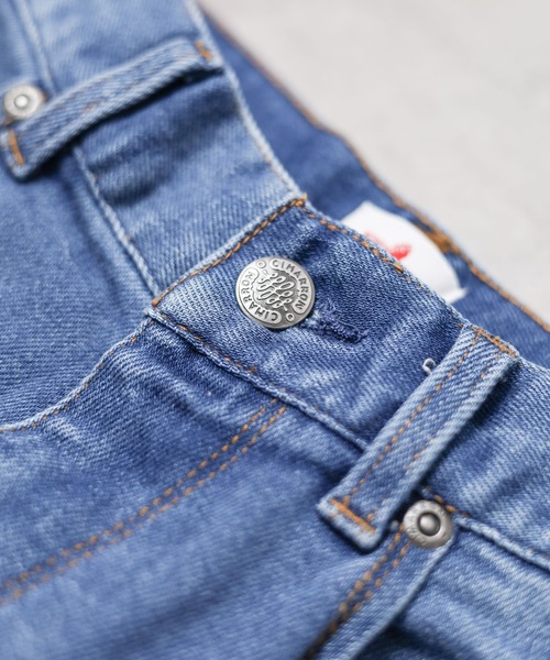 「CIMARRON」 デニムパンツ 24 グレー レディース_画像9