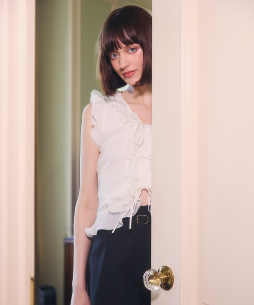 EIMY ISTOIRE（エイミーイストワール） パンツ BELTED SHORT PANTS