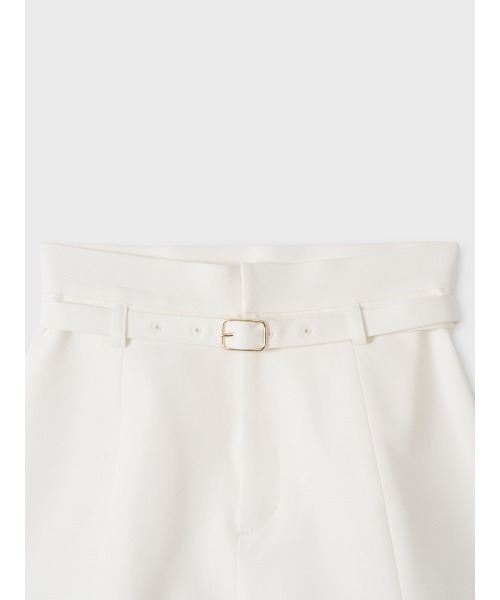 EIMY ISTOIRE（エイミーイストワール） パンツ BELTED SHORT PANTS