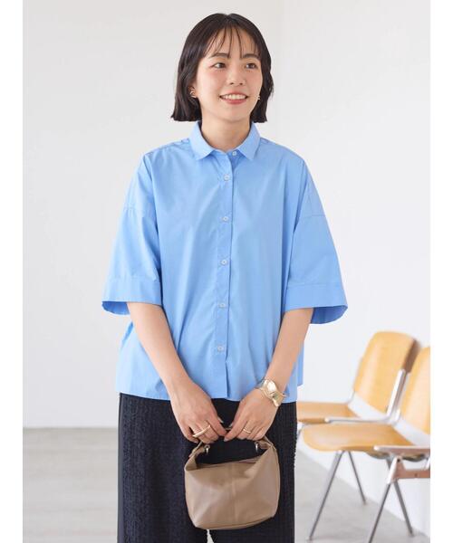 「AMERICAN HOLIC」 半袖シャツ M グレー レディース_画像3