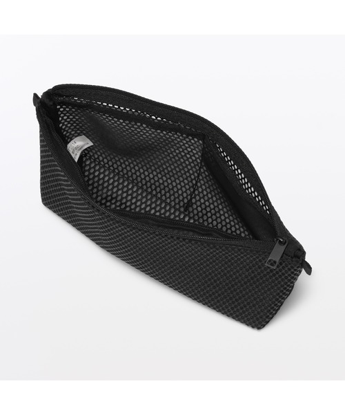 無印良品（MUJI） 文房具 立体メッシュ ペンケース マチ付き 約幅