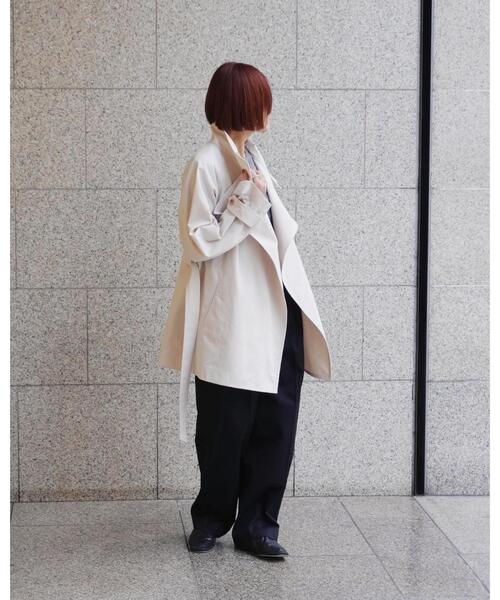 YLEVE（イレーヴ） トレンチコート コート YLEVE / RECYCLE POLYESTER