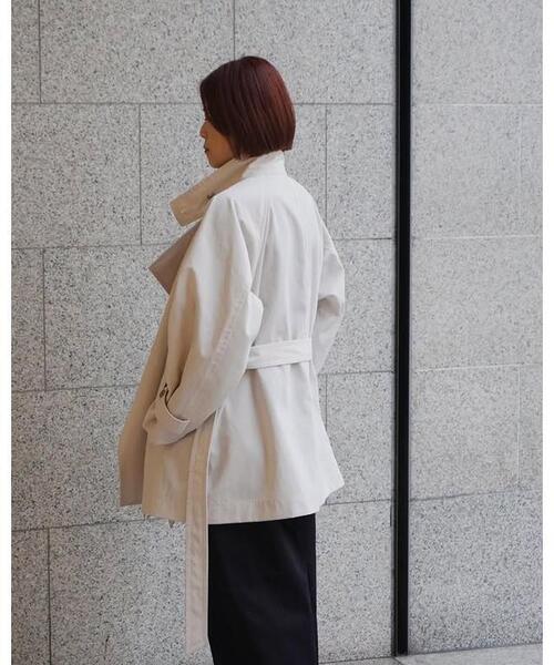 YLEVE（イレーヴ） トレンチコート コート YLEVE / RECYCLE POLYESTER