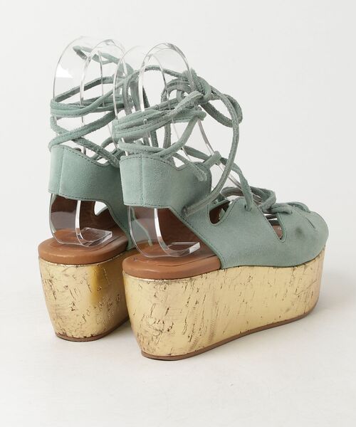 「SEE BY CHLOE」 フラットサンダル 37 グリーン レディース_画像2