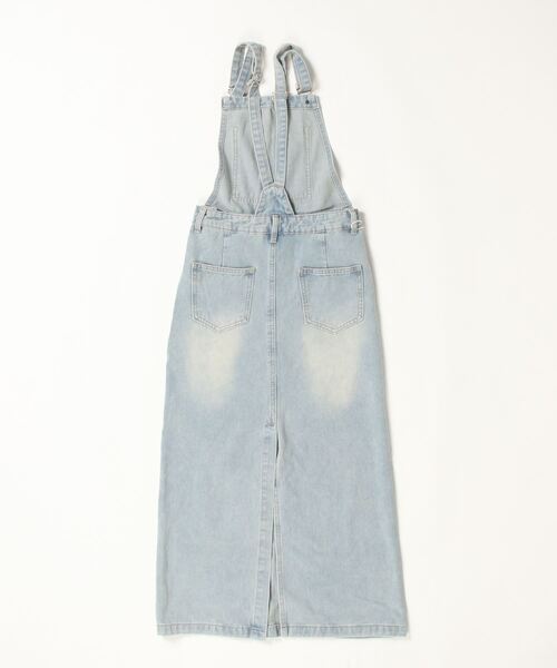 「FREE STYLISTS」 「Evis Jeans」サロペットスカート L ブルー レディース_画像5