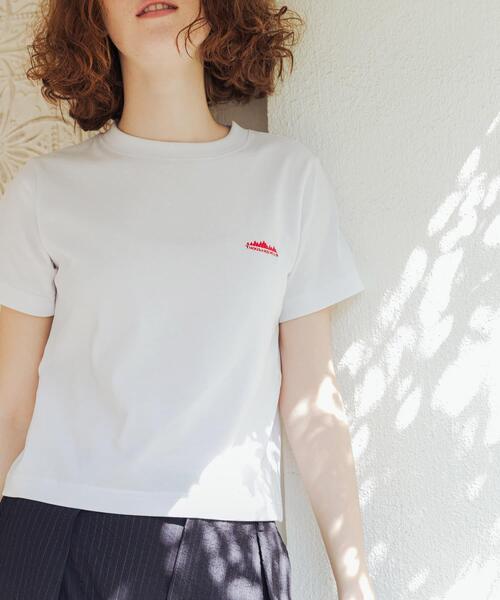 「THOUSAND MILE」 半袖Tシャツ FREE ホワイト レディース_画像2