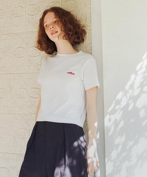 「THOUSAND MILE」 半袖Tシャツ FREE ホワイト レディース_画像4