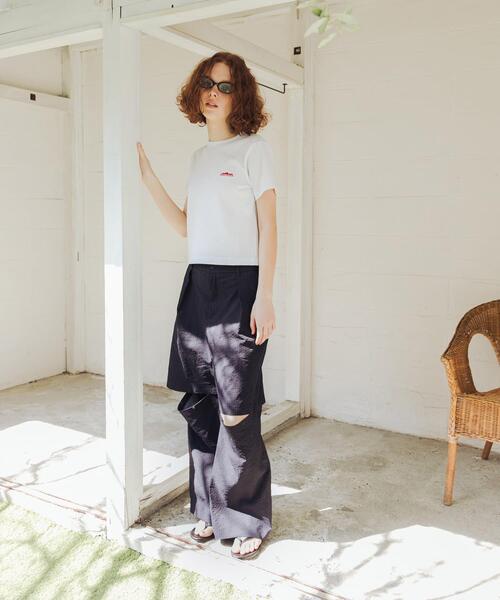 「THOUSAND MILE」 半袖Tシャツ FREE ホワイト レディース_画像6