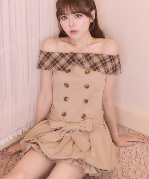 Belle Charme ワンピース 「Belle Charme」2way Trench Onepiece