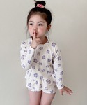 水着 「UPF50+/ビキニ3点セット/キッズ...の詳細画像5
