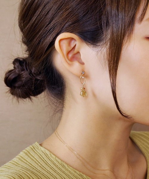 人気超激安 ピアス K18K10オリーブクォーツ チャームセット ピアス( YG) ZOZOTOWN PayPayモール店 - 通販 - PayPayモール 限定セール