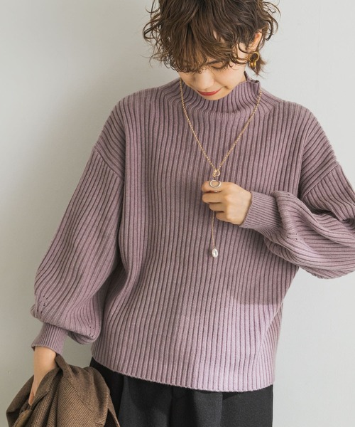 新品再入荷 ニット ボトルネックリブニット ZOZOTOWN PayPayモール店 - 通販 - PayPayモール 人気高品質