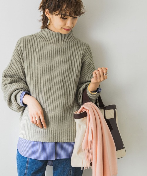 新品再入荷 ニット ボトルネックリブニット ZOZOTOWN PayPayモール店 - 通販 - PayPayモール 人気高品質