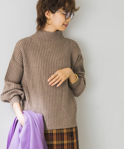 新品再入荷 ニット ボトルネックリブニット ZOZOTOWN PayPayモール店 - 通販 - PayPayモール 人気高品質