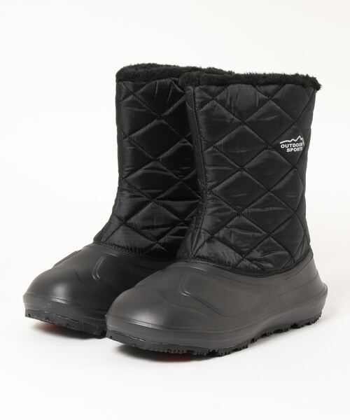 新品未使用M-U SPORTS ウィンターブーツ ブラック Parade ブーツ 「防水・防滑」OUTDOOR SPORTS 防水ウィンターブーツ