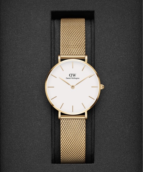 時計 DANIEL WELLINGTON Petite Evergold Petite Evergold – Gold & Black in 36 mm | DW