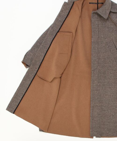 ステンカラーコート 「my beautiful landlet」 GEELONG LAMBS WOOL LONG COAT 66980543