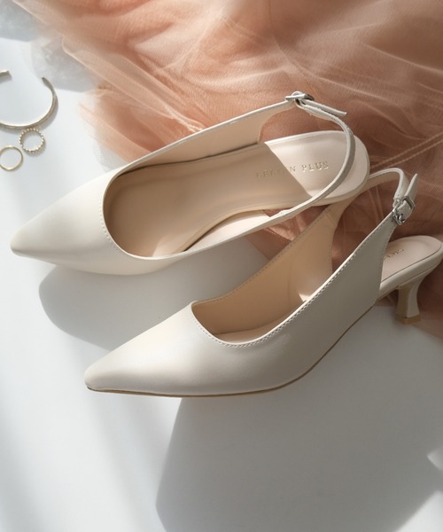 AmiAmi（アミアミ） パンプス ポインテッドトゥバックストラップ