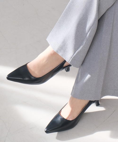 AmiAmi（アミアミ） パンプス ポインテッドトゥバックストラップ