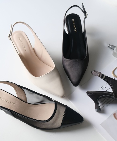 AmiAmi（アミアミ） パンプス ポインテッドトゥバックストラップ