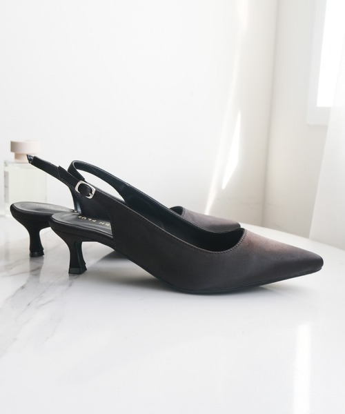 AmiAmi（アミアミ） パンプス ポインテッドトゥバックストラップ