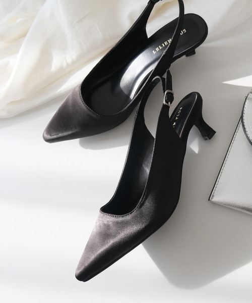 AmiAmi（アミアミ） パンプス ポインテッドトゥバックストラップ
