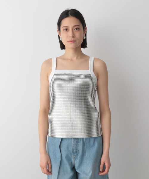 ❌LOWRYS FARM好き(❁ᴗ͈ˬᴗ͈)　タンクトップ LOWRYS FARM（ローリーズファーム）の「2WAYストライプ