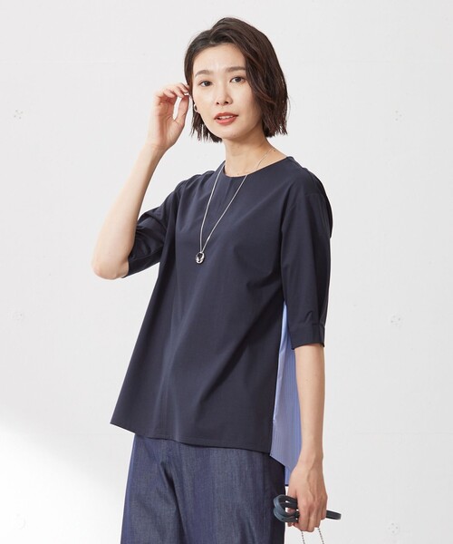 tシャツ プレーティングジャージー ブロッキング カットソー レディース tシャツ プレーティングジャージー ブロッキング カットソー