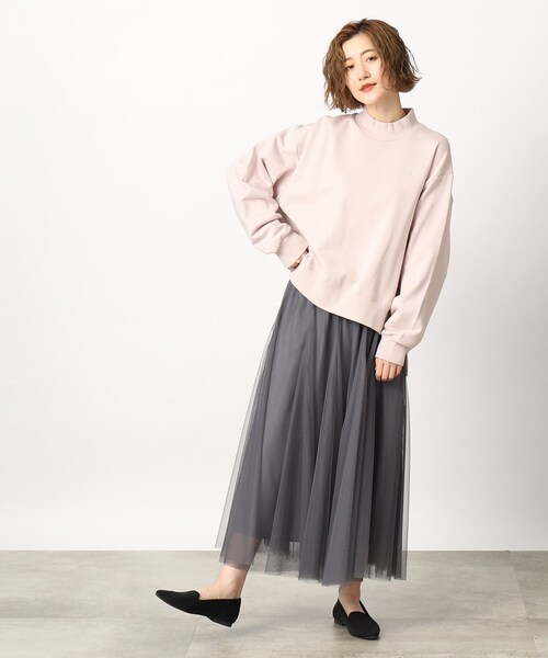 トレーナー スウェット Lee モックネックスウェット レディース Lee トレーナー スウェット モックネックスウェット レディース