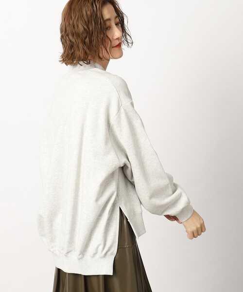 トレーナー スウェット Lee モックネックスウェット レディース Lee トレーナー スウェット モックネックスウェット レディース