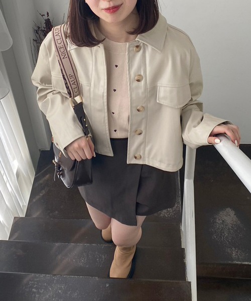 one after another NICE CLAUP レザージャケット ライダース