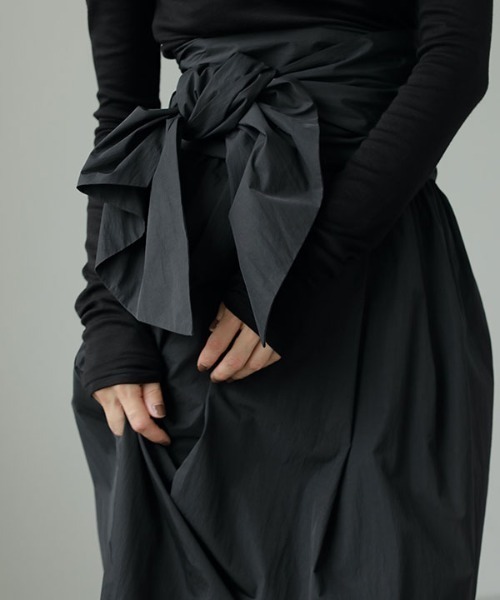 ETRE TOKYO（エトレトウキョウ） スカート ウエストベルト2wayロング