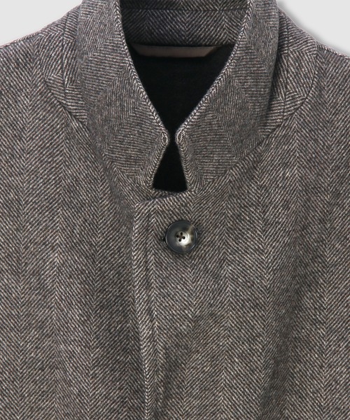 アウター HERRINGBONE RIVER CHESTERFIELD COAT【ヘリンボーンリバーチェスターフィールドコート】 HERRINGBONE RIVER CHESTERFIELD COAT ヘリンボーンリバーチェスターフィールドコート LANVIN