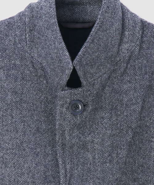 アウター HERRINGBONE RIVER CHESTERFIELD COAT【ヘリンボーンリバーチェスターフィールドコート】 HERRINGBONE RIVER CHESTERFIELD COAT ヘリンボーンリバーチェスターフィールドコート LANVIN