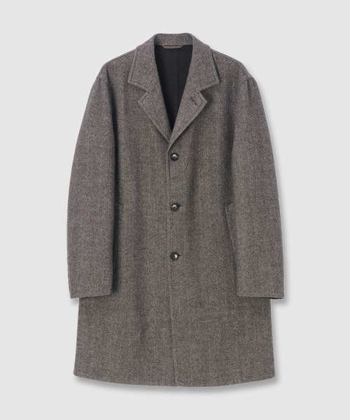 アウター HERRINGBONE RIVER CHESTERFIELD COAT【ヘリンボーンリバーチェスターフィールドコート】 HERRINGBONE RIVER CHESTERFIELD COAT ヘリンボーンリバーチェスターフィールドコート LANVIN