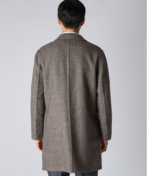 アウター HERRINGBONE RIVER CHESTERFIELD COAT【ヘリンボーンリバーチェスターフィールドコート】 HERRINGBONE RIVER CHESTERFIELD COAT ヘリンボーンリバーチェスターフィールドコート LANVIN
