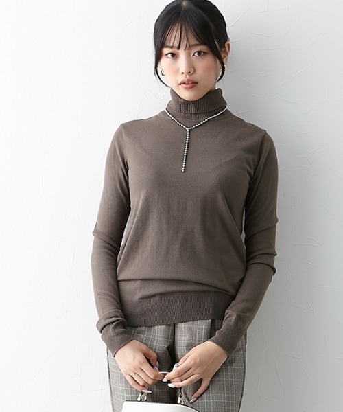 slattgir（スラットジール） ニット セーター 高身長 毛玉ができにくい