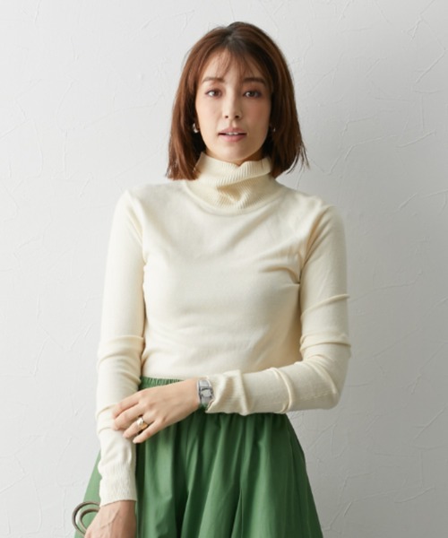 slattgir（スラットジール） ニット セーター 高身長 毛玉ができにくい