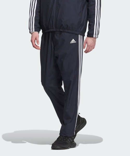 メンズ スリーストライプス ルーズフィット テーパードレッグ オープンヘム WIND. RDY ウインドパンツ / アディダス adidas｜zozo