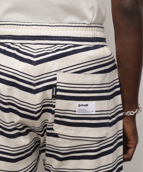 Schott ストライプ ショートパンツ Schott N.Y.C ジーンズ Schott/ショット/HORIZONTAL STRIPES
