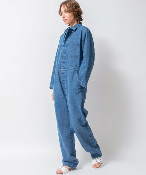 サロペット・オーバーオール・オールインワン pb Johnbull サロペット オーバーオール デニムチューブサロペット