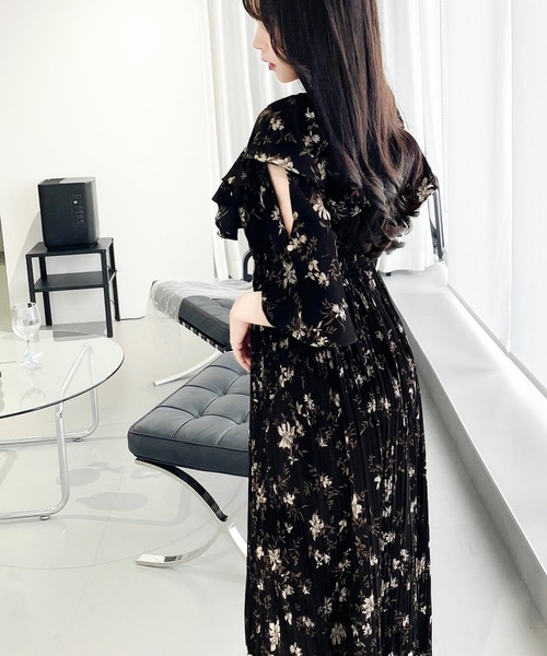 mily bilet ワンピース 「mily bilet」静かに、華やか。ふんわり