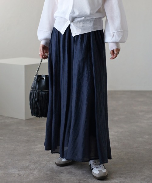 Bonjour Sagan（ボンジュールサガン） スカート ワッシャーシアー