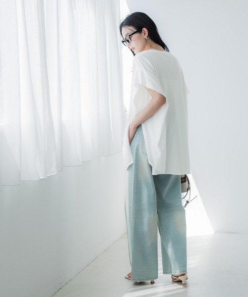 tシャツ ヘランカボックスTシャツ レディース X-girl tシャツ MESSAGE BOX FRAMED FACE S/S TEE レディース